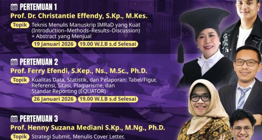 MASTERCLASS & MENTORING PUBLIKASI KESEHATAN